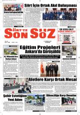 SİİRT’TE SON SÖZ
