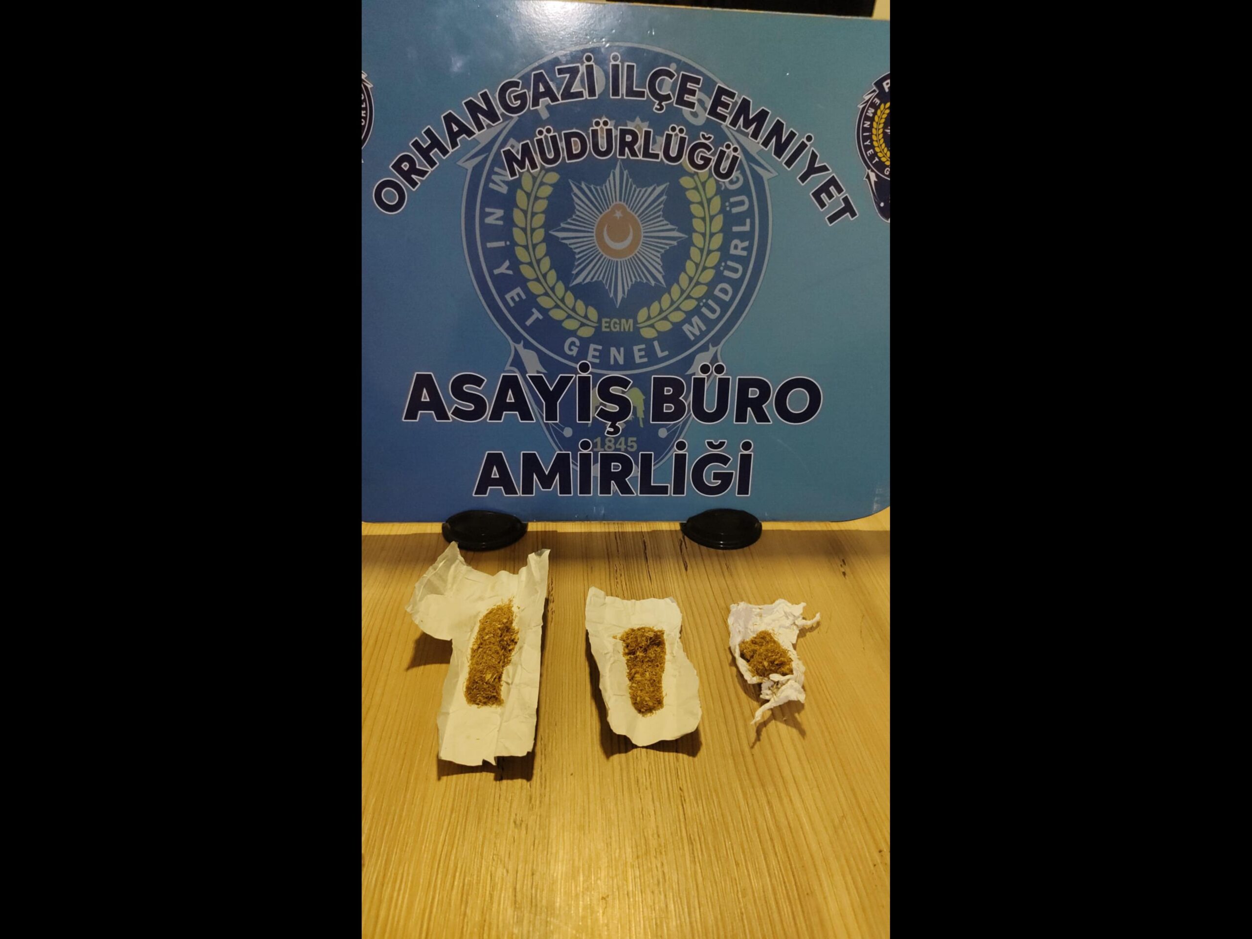 ORHANGAZİ’DE UYUŞTURUCUYA GEÇİT YOK