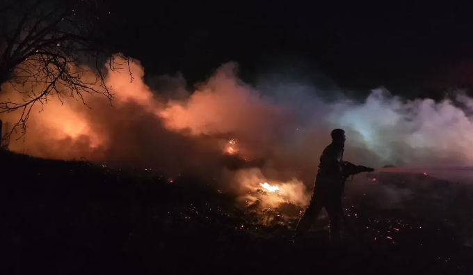 Bursa’da Çalılık Yangını Korkuttu