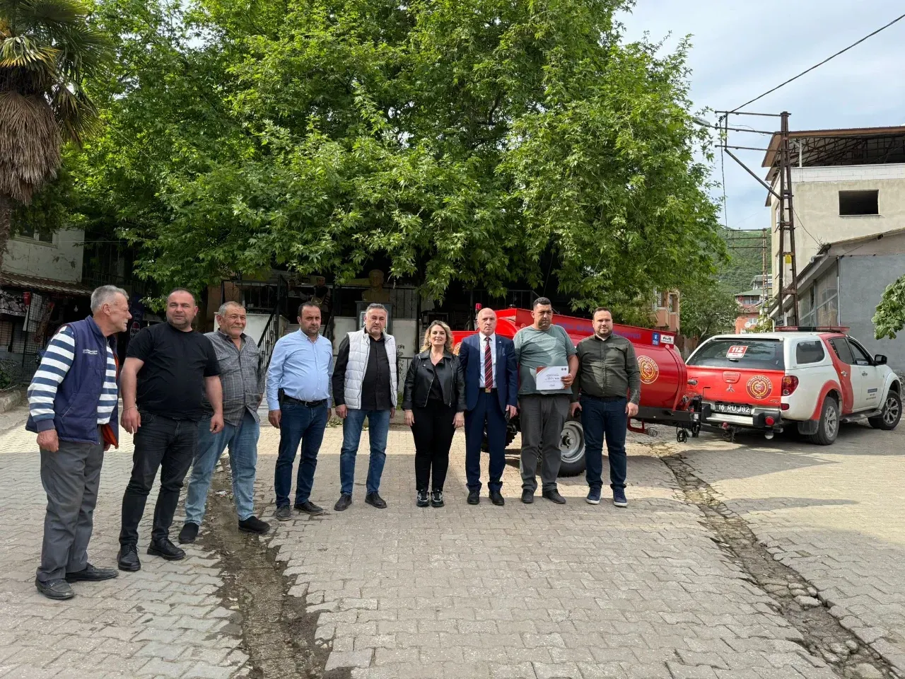 Üreğil Mahallesi’ne Yangın Söndürme Tankeri Desteği