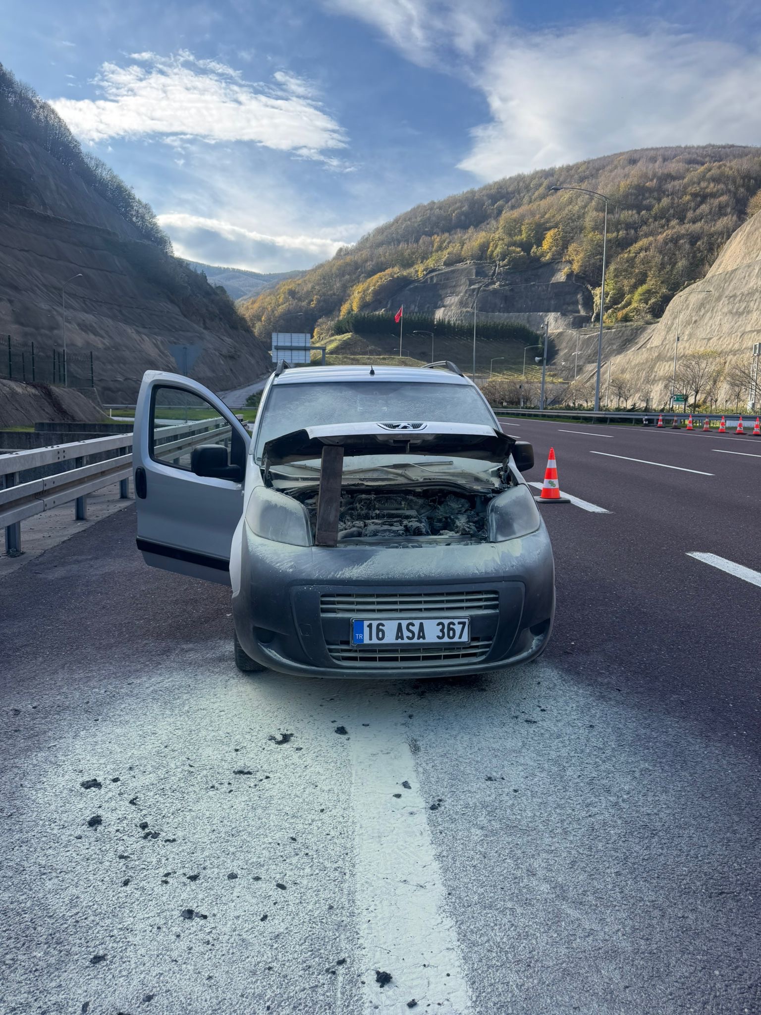 Otoyolda Korku Dolu Anlar