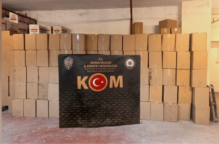 3 Milyon Adet Kaçak Makaron Ele Geçirildi